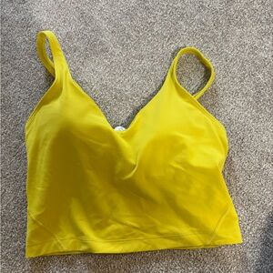 Align Tank lululemon yellow 8 used